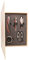 Kikkerland Großes Weinbuch Set, Bauchband (Packung), Rot, 16.4 x 4.1 x 21 cm