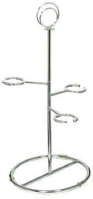 Wine Flight Tree - 3 Wine Glass Tasting Holder - Chrome