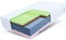 FDM Savona Schaumstoffmatratze 90 x 200 cm 7-Zonen Latex Kokos Matratze Härtegrad H4/H3 (Hart/Mittelhart) 22 cm Höhe Hochelastischer Komfortschaum Zweiseitig Bezug Abnehmbar Waschbar