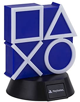 PlayStation Paladone 5 Icon Light Gaming Home Decor Merchandise blu, PP7929PS