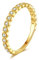 SILBERTALE Eternity Ring Gold 2mm Schmaler Halb Ewigkeitsringe Vorsteckring Damenringe Promise Memoire Engagement Rings