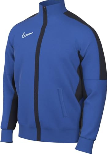NIKE Herren M Nk Df Acd23 Trk Jkt Knit Soccer Track Jacket, Königsblau/Obsidian/Weiß, S EU
