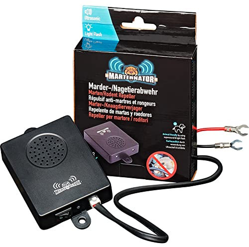 Pro Plus Marternator Marderabwehr mit Ultraschall und LED Blitz
