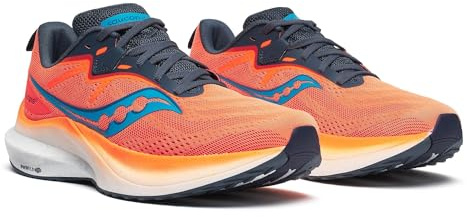 Saucony Men's Tempus 2 Sneaker, Viziorange/Dusk, 11.5 UK
