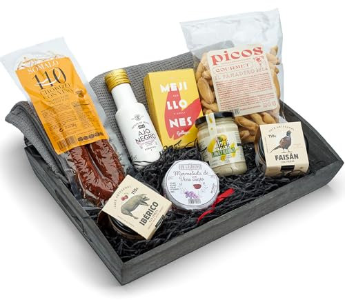 OleVale - Geschenkbox mit Spanischen Feinkost Delikatessen, die Überraschen. Originelles Geschenk für Männer und Frauen. Eine Gastronomische Reise! (Set 1)