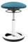 TOPSTAR Sitness Bob höhenverstellbarer Bürohocker, ergonomischer Arbeitshocker, drehbarer Sitzhocker, für gesundes Sitzen, gegen Rückenschmerzen Sitzhöhe von 44-57 cm, Petrol