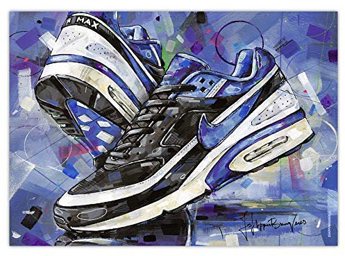 Jos Hoppenbrouwers AirMax Classic BW Black Persian Violet Poster (70 x 50 cm), ungerahmt