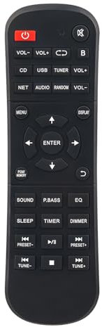 VINABTY Neu RC-958S Fernbedienung Ersatz RC-949S Fernbedienung für Pioneer RC949S X-CM66 D-W XCM66D XHM36D X-CM66D X-HM36 X-HM36D X-HM36D B SD2 fürr Pioneer RC958S X-SMC02D X-SMC02 Remote Controller