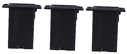 JOINPAYA 3 Stück 9v Batteriehalter Für Gitarre Bass Pickup Batteriefach Für Aktive Gitarren Tonabnehmer Kompatibel Mit 9-volt Batterien Langlebig Für Bühne Ktv Bar Geeignet