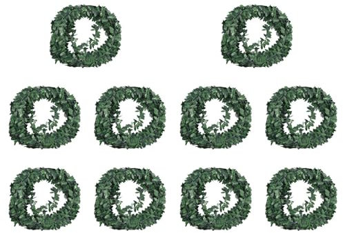 Xnuiasqe 10pcs 7.5M Artificial Ivy Garland Foliage Simulated Vine for Wedding Party Ceremony Diy Headbands