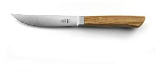 Paul Adrian Solingen Steakmesser-Set 6tlg. Steak Messer Gabel Grillbesteck Pizzabesteck Set Olive