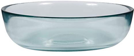 Jamie Oliver Glasschüssel, Schüssel, Schale, Aufbewahrung, Recyceltes Glas, Grün Transparent, Ø 20 cm, 555767