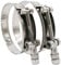 Roadformer 5 T-Bolt Hose Clamp - Working Range 133mm - 141mm for 5 Hose ID, Stainless Steel Bolt, Stainless Steel Band Floating Bridge and Nylon Insert Locknut (133mm- 141mm, 2 Pack)