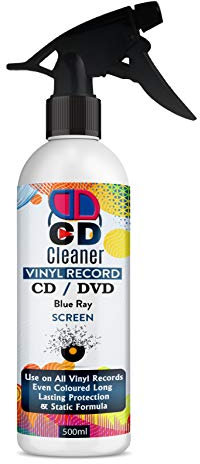 Liquide de nettoyage pour disques vinyles CD DVD 500 ml