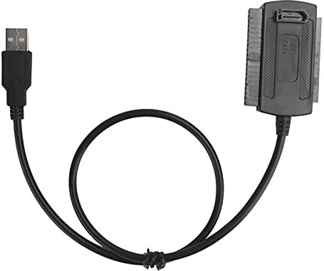 SATA zu USB Kabel, USB zu SATA PATA IDE 2.5 3.5 SSD Adapter Übertragungskabel, Kompatibel mit 2.5/3.5 Zoll IDE Festplatte, IDE Festplatte Optisches Laufwerk Seriell Parallel Port Conversion Line