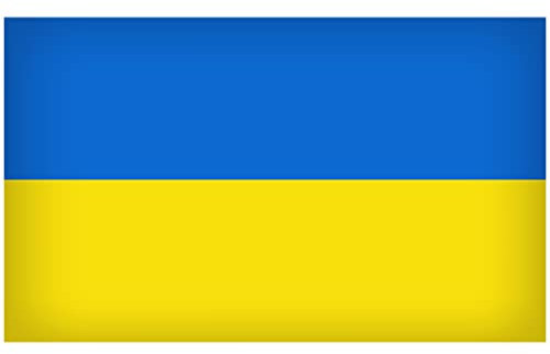 Adesivo bandiera Ucraina Ucraina Auto Decal Finestra Paraurti Adesivo Supporto