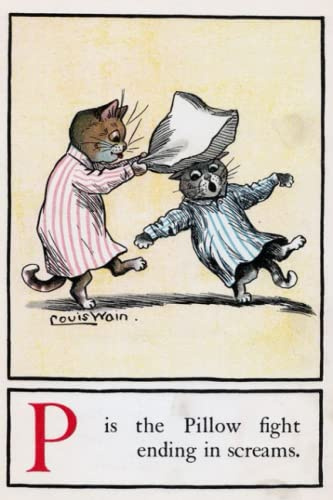 Vintage Louis Wain Journal.: P is for...