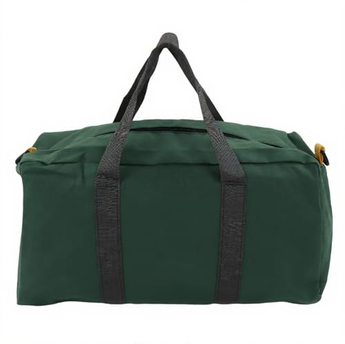 Canvas Tools Bag, Heavy Duty Wide Mouth Tool Storage Bag Handbag Tote, Waterproof Heavy Duty portable Multifunctional Tool Storage Bag for Vehicle Maintenance Carpentry Technicians(18inch)