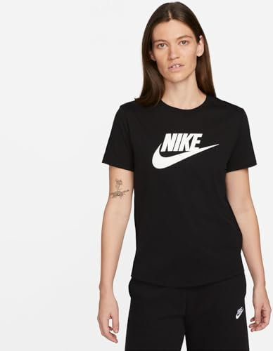 Nike SW Essntl Maglietta da Escursionismo, Bianco, XS Donna