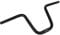 Bike Handlebar, Easy Installation CNC Processing Mountain Bike Riser Bar 25.4mmx580mm Anti Slip for Cycling (210mm / 8.3in Height)