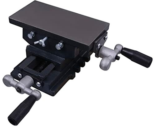 INLIFE Schraubstock Kreuztisch Handbetrieben,5.62kg,145387