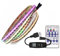 COB RGB USB LED Streifen Kit 2M 720LEDs/m RGB DC5V IP30 Nicht Wasserdicht LED Strip Mit 5V Bluetooth Musik 28key DIY Heimdekoration