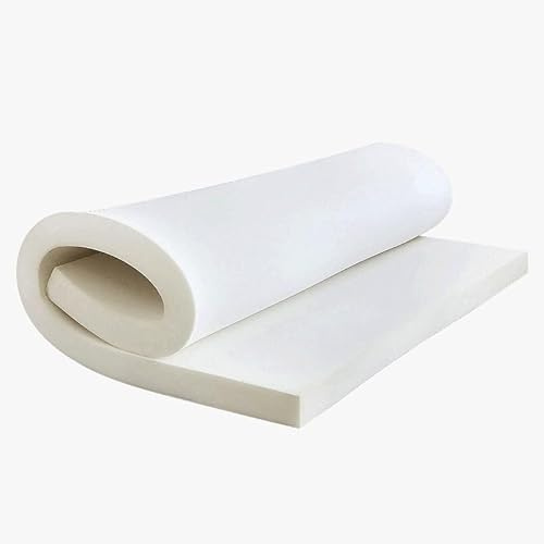 MOTTK Schaumstoff-Kissen Memory-Schwamm für Möbelaustausch,Langlebig Hochdichter Schaumstoffpolsterung Ersatz Sofakissen Sitzkissen Stuhlkissen (5cm dick,120x50cm)