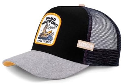 Coastal Trucker Cap Sumo Samoa Black Grey, Size:OneSize