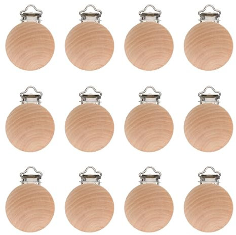 Attache Tetine Bois, Attache Sucette Bois, Clip Attache Tetine Bois, Attache Sucette En Bois, Attache Tétine En Bois, Kit Attache Tetine Bois