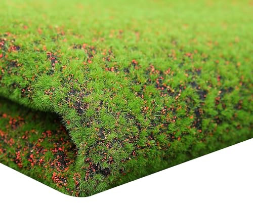 QMZDXH Alfombra de Hoja de Musgo Artificial, 39 * 39in Alfombra de Césped, Sintético Césped Artificial, Jardin Vertical para decoración Interior y Exterior, Piscina, salón, Dormitorio A