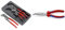 Knipex Cobra® Set (self-service card/blister) 00 20 09 V02 & Snipe Nose Side Cutting Pliers (Stork Beak Pliers) black atramentized