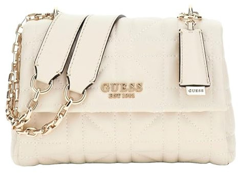 GUESS Damen Assia Convertible Flap, Crossbody-Klappe, Stein