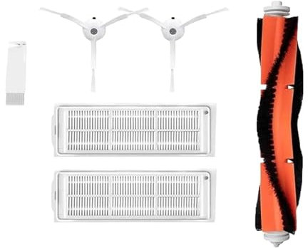 INF Juego de Accesorios de Repuesto para Xiaomi Mi Robot Vacuum-Mop 2 Lite/ MJST1SHW/ MJSTL, 1 x Cepillo Principal, 2 x cepillos Laterales, 2 x filtros, 1 x Cepillo de Limpieza