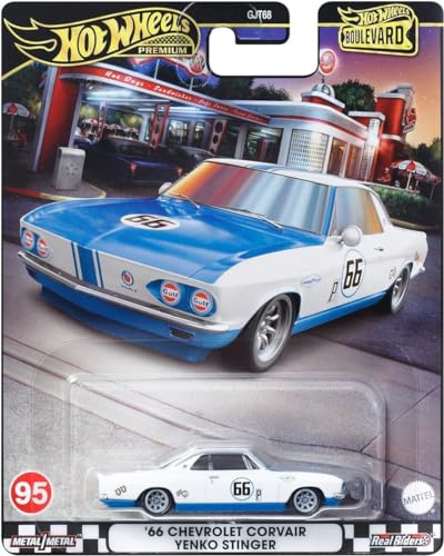 Matchbox Hot Wheels Premium '66 Chevrolet Corvair Venko Stinger #95, Boulevard Series