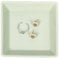 Nwvuop Ceramic Jewellery Trinket Dish, Ring Holder Trinket Dish Key Bowl for Hallways Gifts for Women Her(Light Green)
