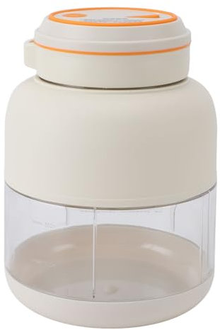 Batidora de Frutas de Mano, Licuadora Personal Fácil de Usar para Batidos, Batidos y Jugos (WHITE)