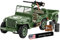 Jeep Willys MB inkl. Anhänger und M2 Gewehr der US Army - Executive Edition aus Klemmbausteinen mit 1580 Bauelementen