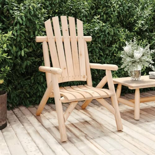 HEFZGDB Gartenstuhl 68x86x103 cm Massivholz Fichte Lounge Sofa Terrassenmöbel Outdoor Sofa Geeignet für Garten, Terrasse, Pool.