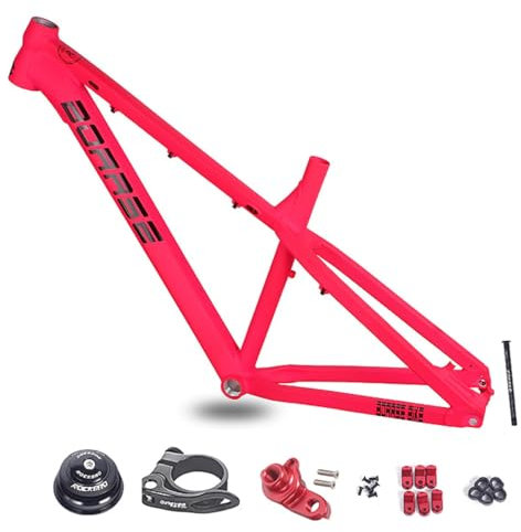 26er/27.5er AM Hardtail-Rahmen aus Aluminiumlegierung, 17 Zoll Mountainbike-Rahmen, Scheibenbremse, Steckachse 12 x 142 mm, MTB-Starrrahmen, interne Führung