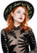 Restyle Clothing Witchy Wide Brim Summer Fashion Hat Herbal Witch Green Witch Wide Brim Hat Women Fashion Accessory Black Wool Gothic Nugoth Goth Wicca Okkulter Stil Fedora, Schwarz, One Size, Schwarz