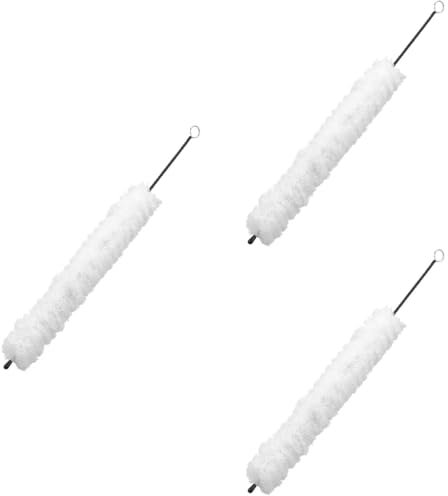 Parliky 3pcs Flute Cleaning Brush Cotton Twisted Wire Design for Flute Maintenance Essential Music Instrument Accessory