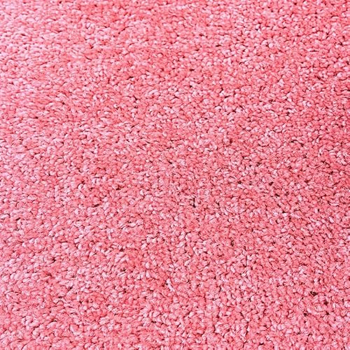 Tuda Carpets | Imperial 6.5mm Pile Budget Carpet with Felt Backing, 8.5mm Total Height | Blush Pink (11) - 4m x 5m (13ft1 x 16ft4)