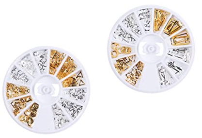 BELLIFFY Geometrische Metall-nail Rivets Für Kreative Maniküre-dekoration Für Fingernail Patch Und Bastelprojekte Einfach Anzuwenden Und Vielseitig Verwendbar