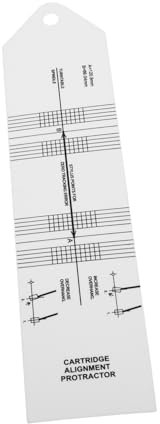 ifundom Turntable Alignment Tool Präziser Vinyl Record Setup Gauge Für Phono Kalibrierung Und Stylus Ausrichtung Multifunktionales Kompaktes Design Zur Optimalen