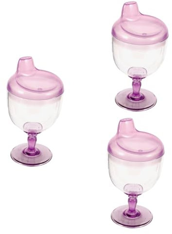 BESPORTBLE Schnabeltasse Mit Deckel - 170 Ml Weinglas Für Und Erwachsene - Spill Proof Bruchsicher Ideal Für Geburtstagsfeiern Und Unterwegs Modernes Design in Verschiedenen Farben