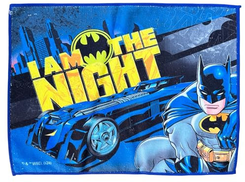 Napperon de table en tissu, lavable et résistant à la chaleur, 40 x 30 cm, 100 % polyester (Batman)