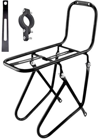 Fahrrad Gepäckträger Front,Fahrrad Zubehör Halterung | 15kg Traglast Reisetaschen Halterung Für Fahrten Bei Reise Und Pendeln