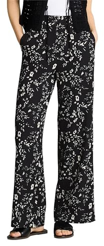 TOM TAILOR Denim Damen Crinkle Wide Leg Hose 1050255