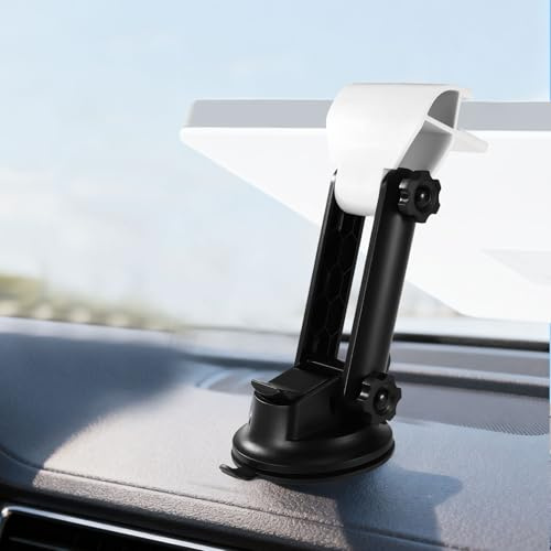 Supporto Auto per Starlink Mini, Kit di Montaggio a Ventosa in Plastica con Angolazione Regolabile per Mantenere Stabile la Parabola Dell'Antenna Durante la Guida(Nero)