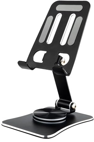 GRIFEMA GB1055 Phone Stand for Desk, 360 Rotating Foldable Phone Holder